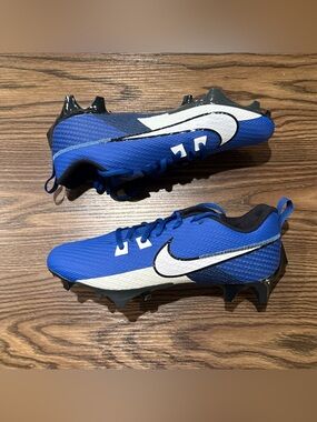 Size 9 Nike Vapor Edge Speed 360 2 Blue Football Cleats DA5455-414 - NEW